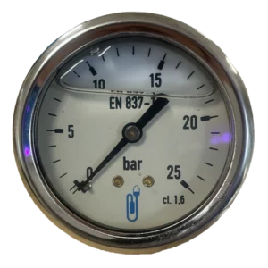 Manomètre axial 0 à 25 bar