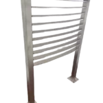 Tape tapis en inox vue de face