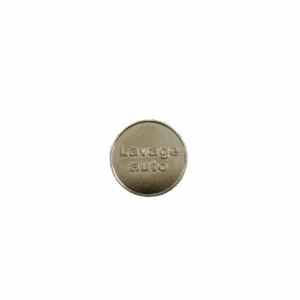 Jeton laiton nickelé 20,55x2,1mm