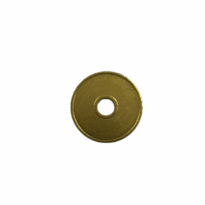 Jeton laiton troué 26 x 2,3mm trou de 6mm
