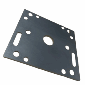 Plaque de fixation de bras simple inox épaisseur de 6mm