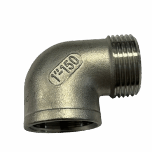 Raccord coude inox MF