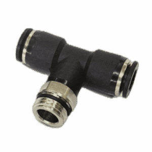 Raccord T 1/4M tournant 8x6