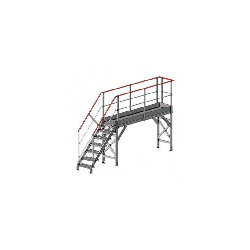 paserelle de lavage en inox avec des pied reglables