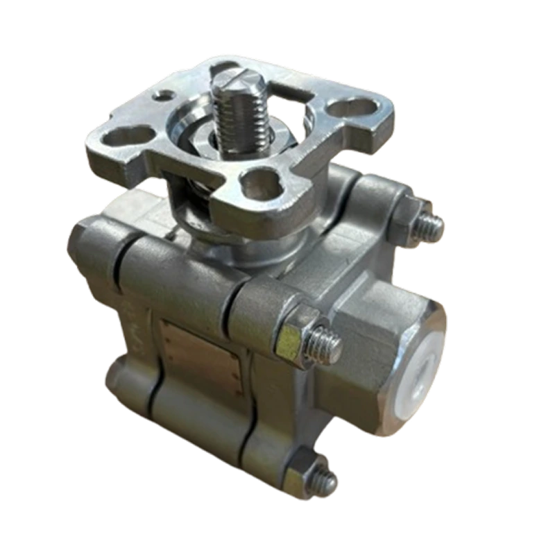 Vanne 2 voies en inox partie hydraulique