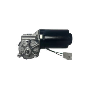 moteur en métal, avec deux cable et une partie noir clyndre.