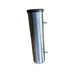 tube en inox avec deux tige vis centrée et un joint